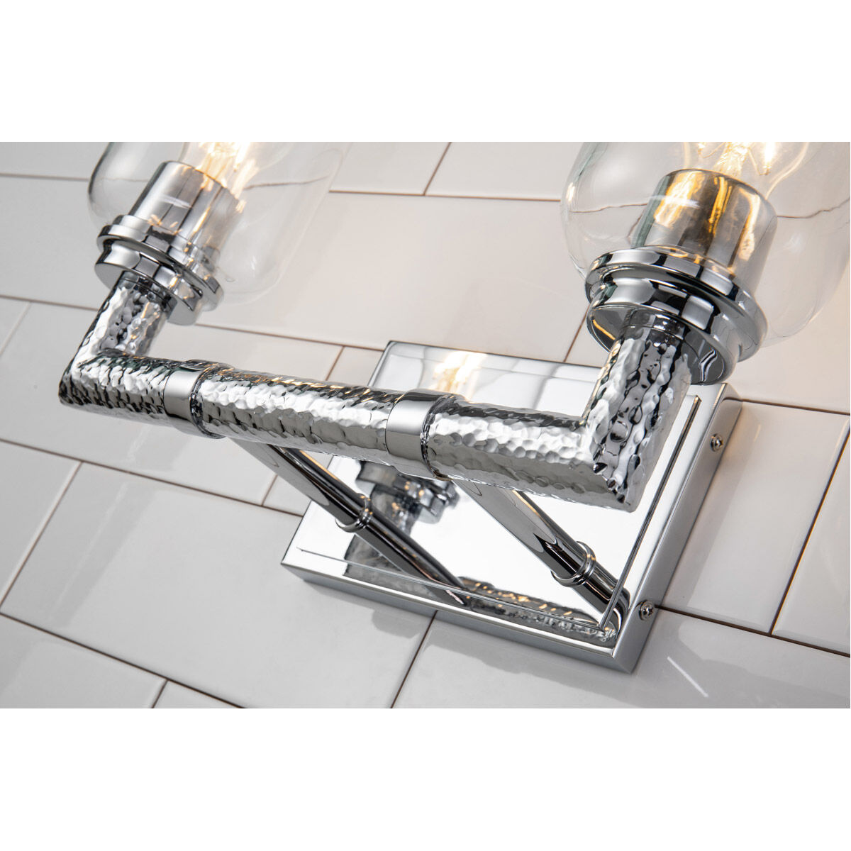 Rampart 2 Light 16 inch PC Bath Light Wall Light